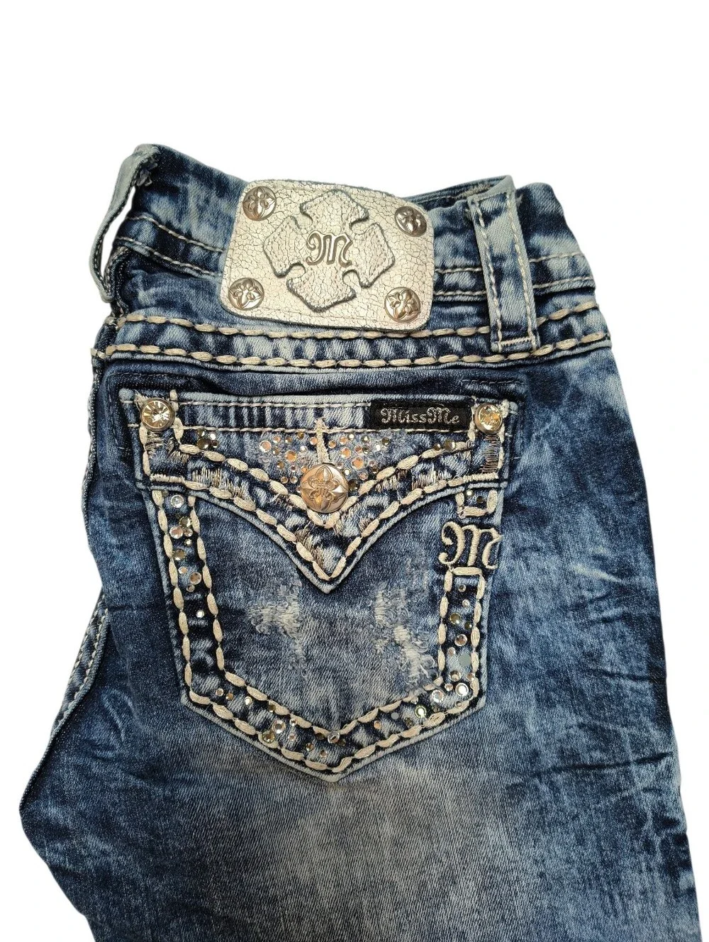 Miss Me Signature Ankle Skinny Jeans Size 27